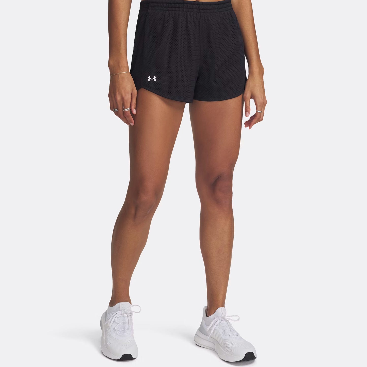 Under Armour Tech Play Up Mesh Shorts Dames-Zwart