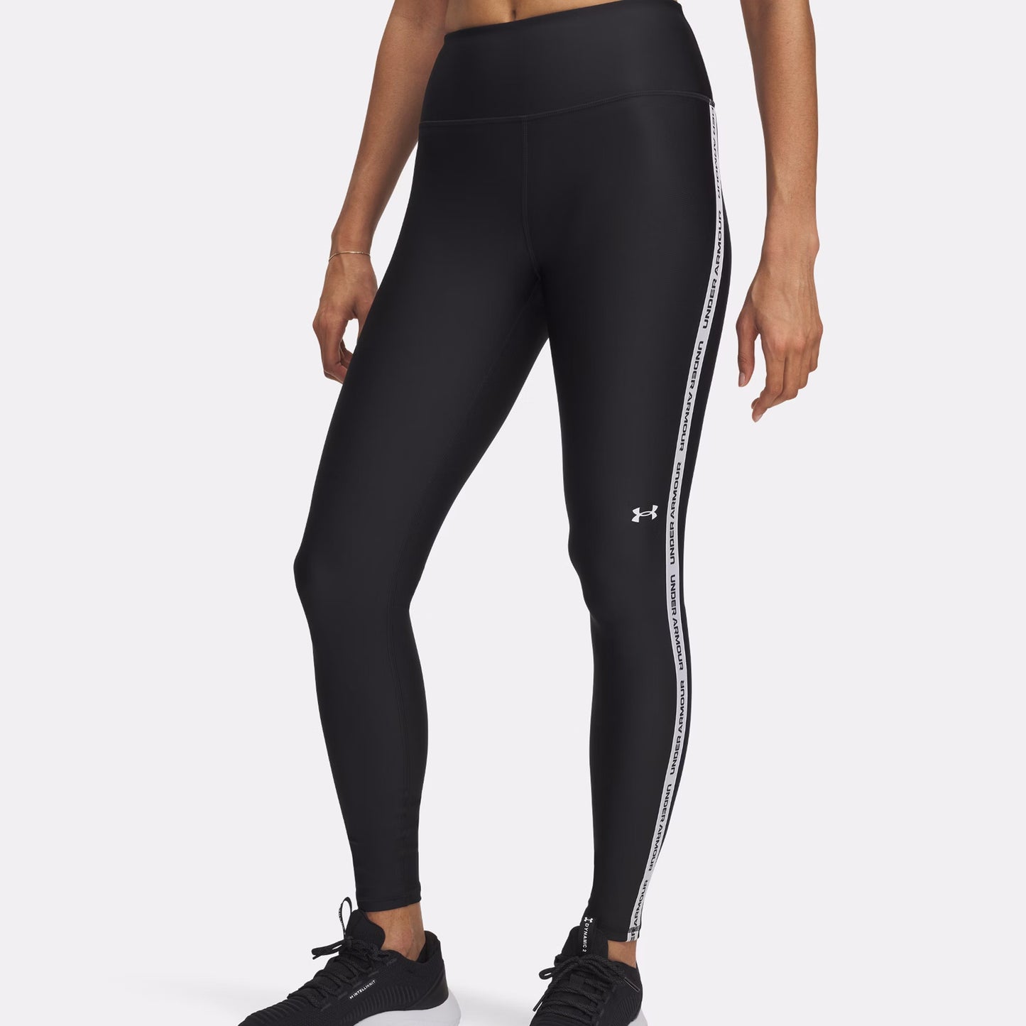 Under Armour Tech Wm Tape Tight Dames-Zwart