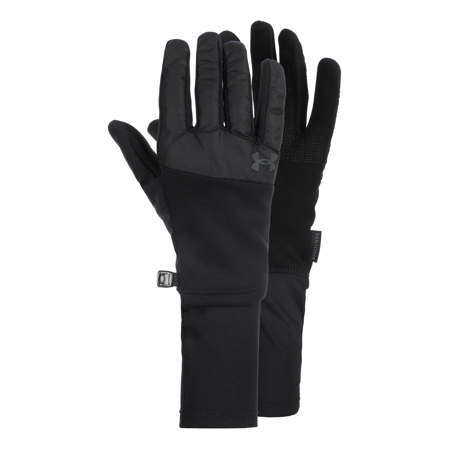 Under Armour Storm Fleece Run Hardloophandschoenen-Zwart,Zwart
