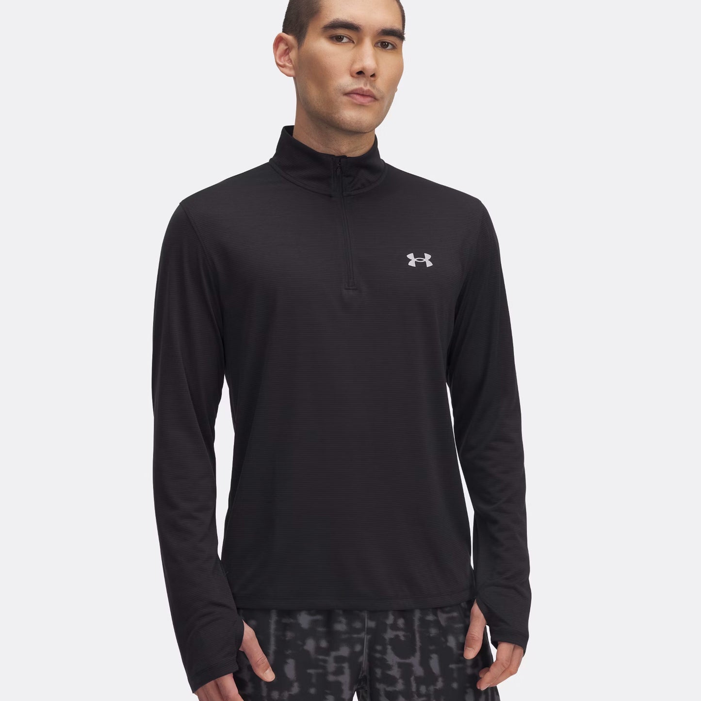 Under Armour Launch Quarter-Zip Longsleeve Heren-Zwart