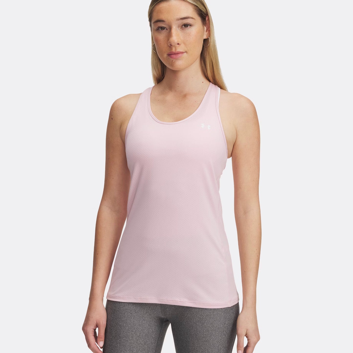 Under Armour Tech Racer Tanktop Dames-Roze