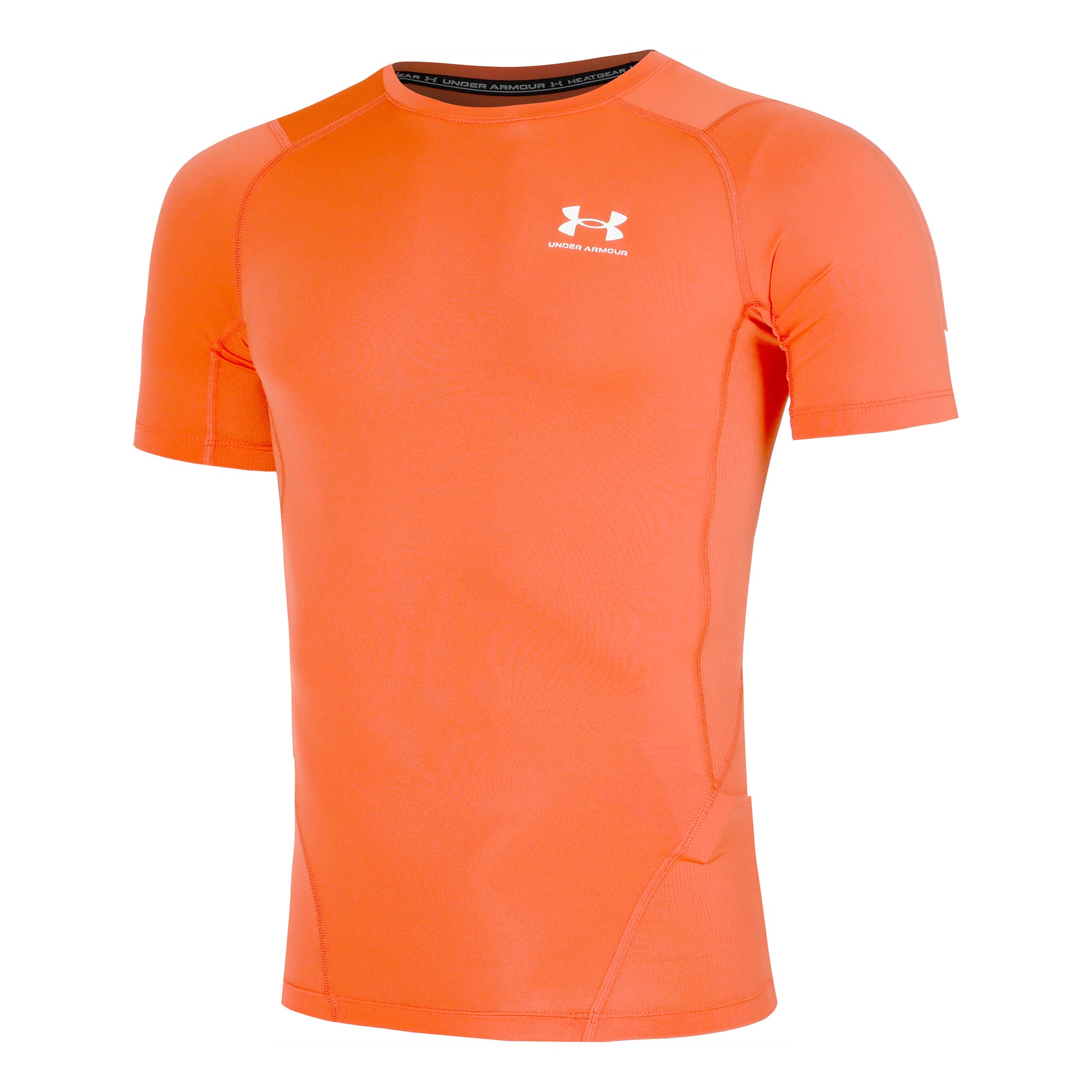 Under Armour Heatgear Comp T-shirt Heren - oranje,