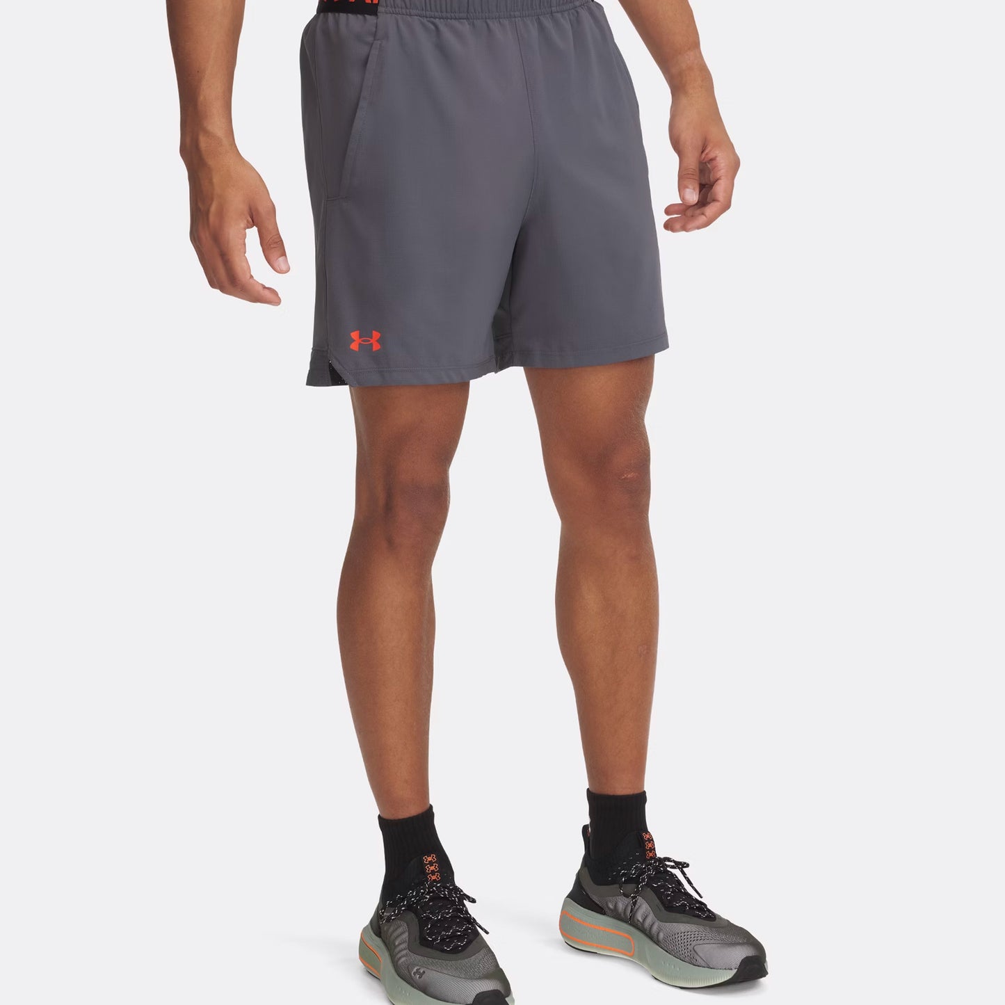 Under Armour Vansih Woven 6in Shorts Heren - grijs,