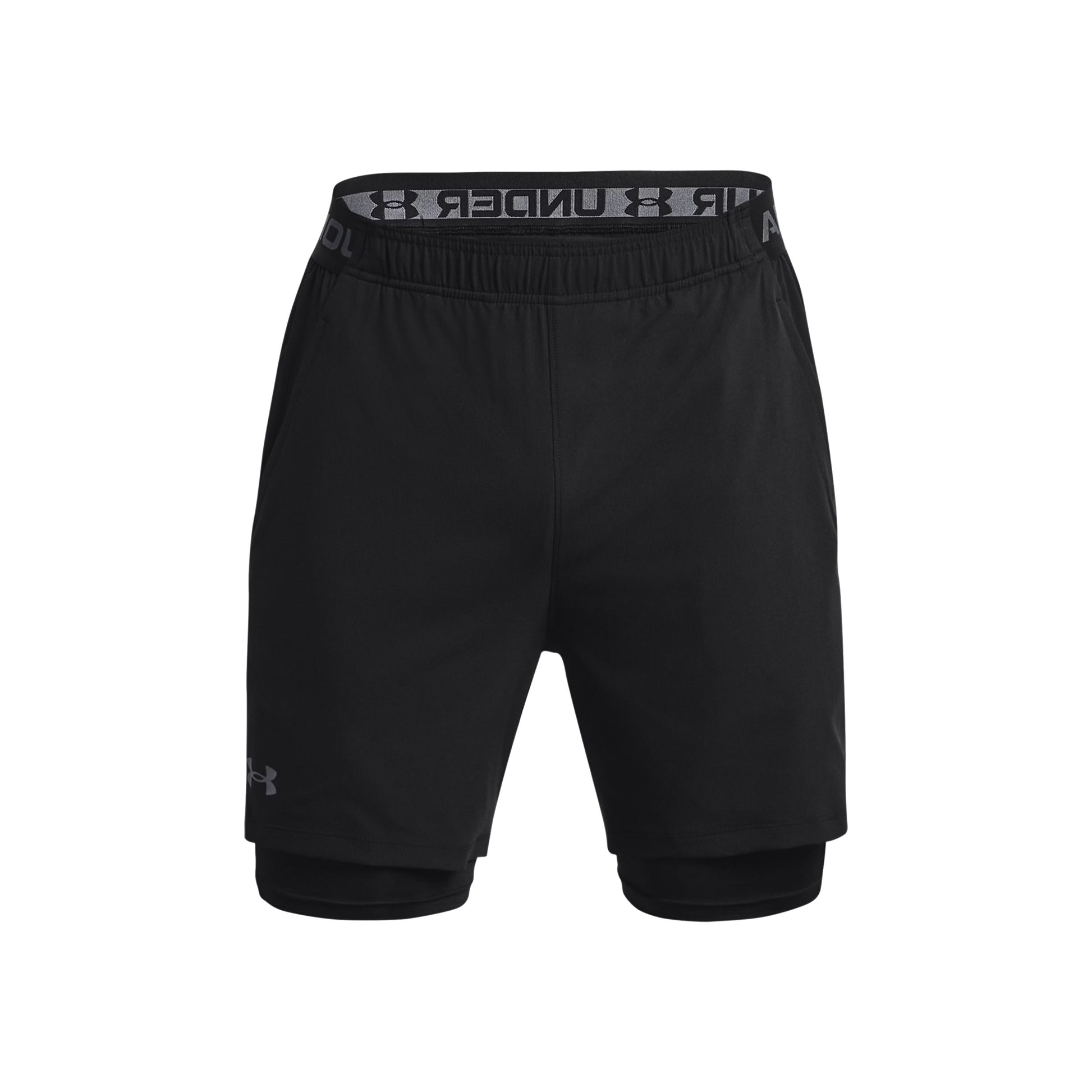 Under Armour Vanish Woven 2in1 Shorts Heren-Zwart