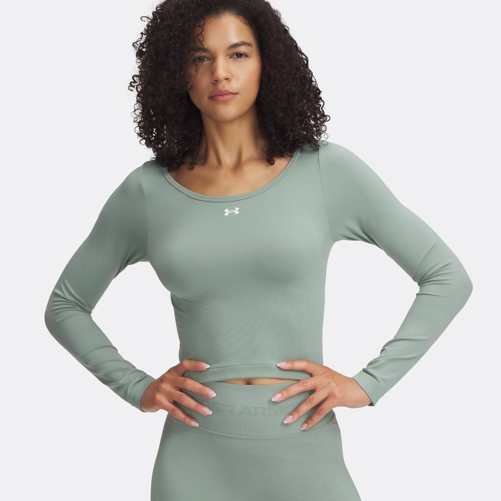 Under Armour Vanish Seamless Longsleeve Dames-Groen