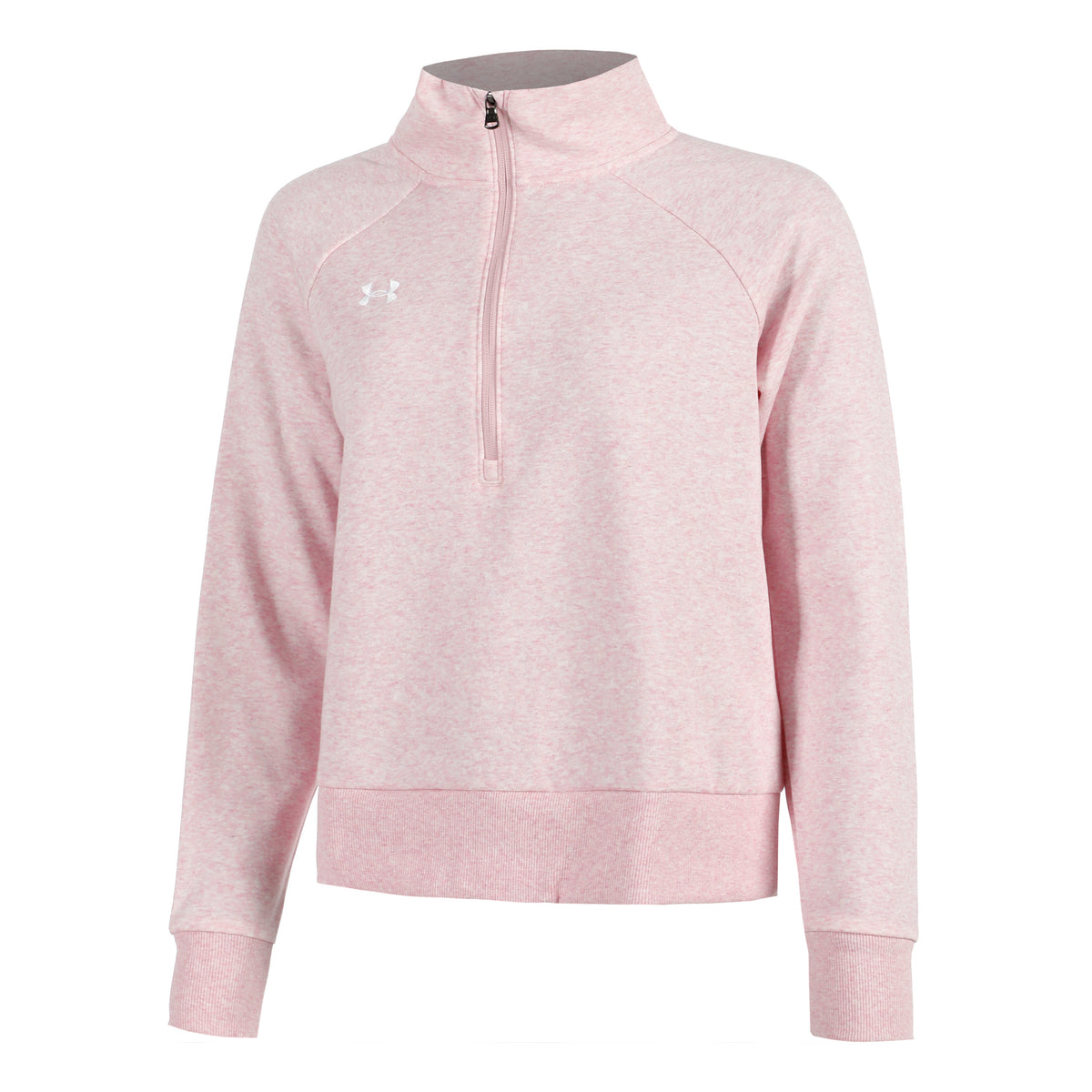 Under Armour Rival Fleece Half-Zip Sweatshirt Dames-Pink