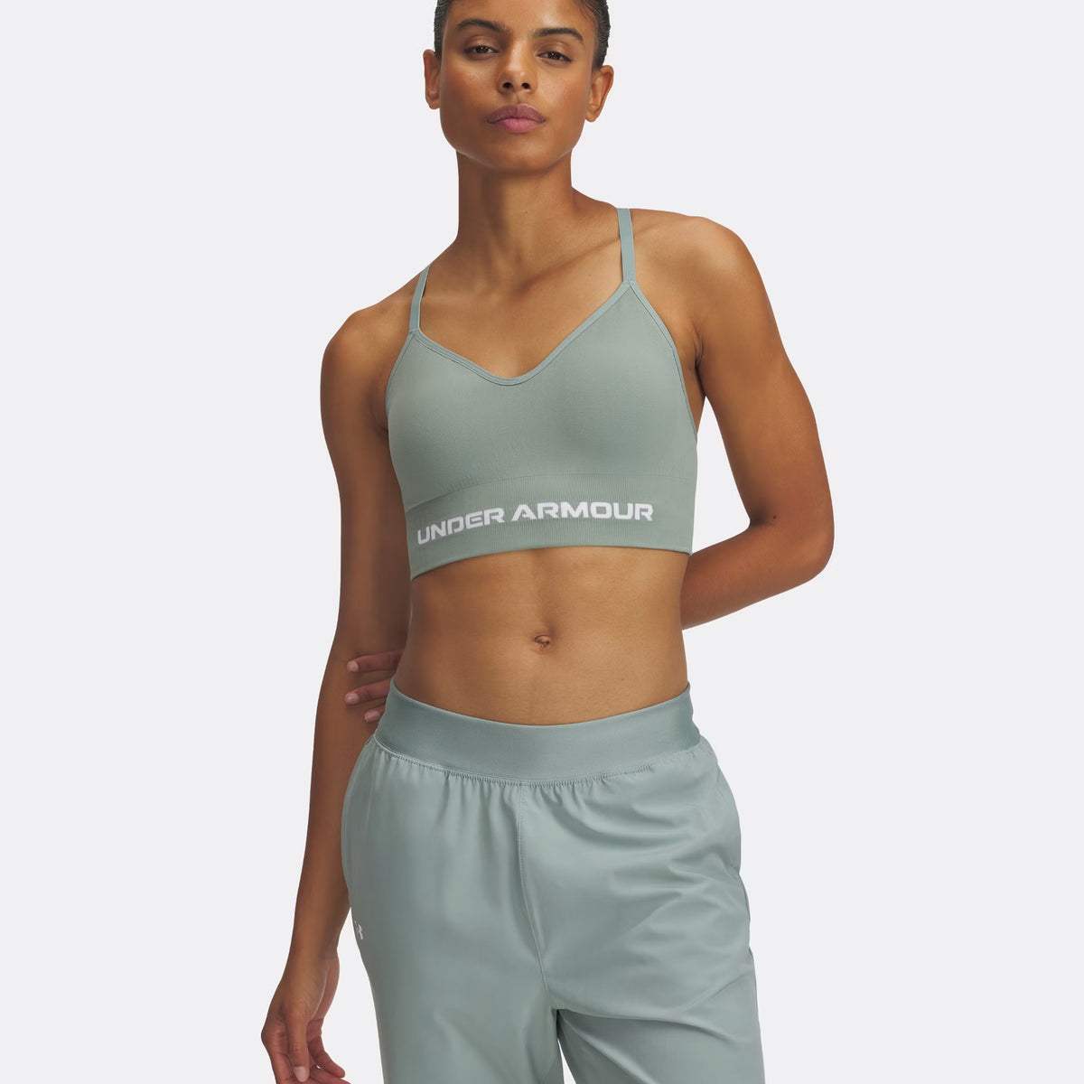 Under Armour Vanisheamle Low Sport-bh Dames - groen,