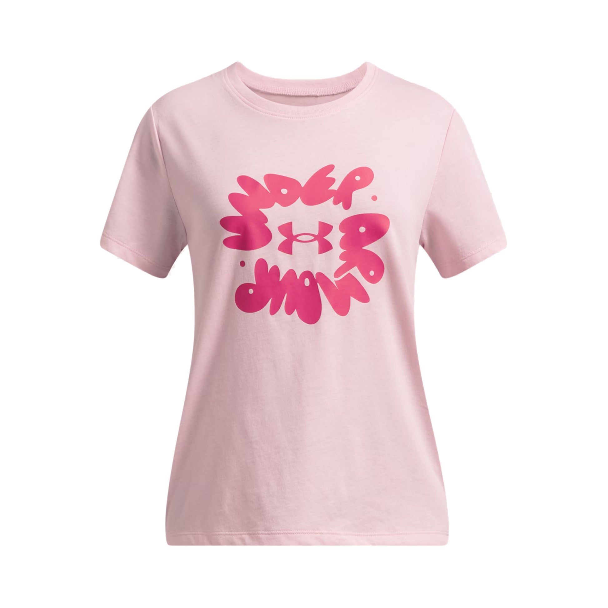 Under Armour Bubble T-shirt Meisjes-Pink