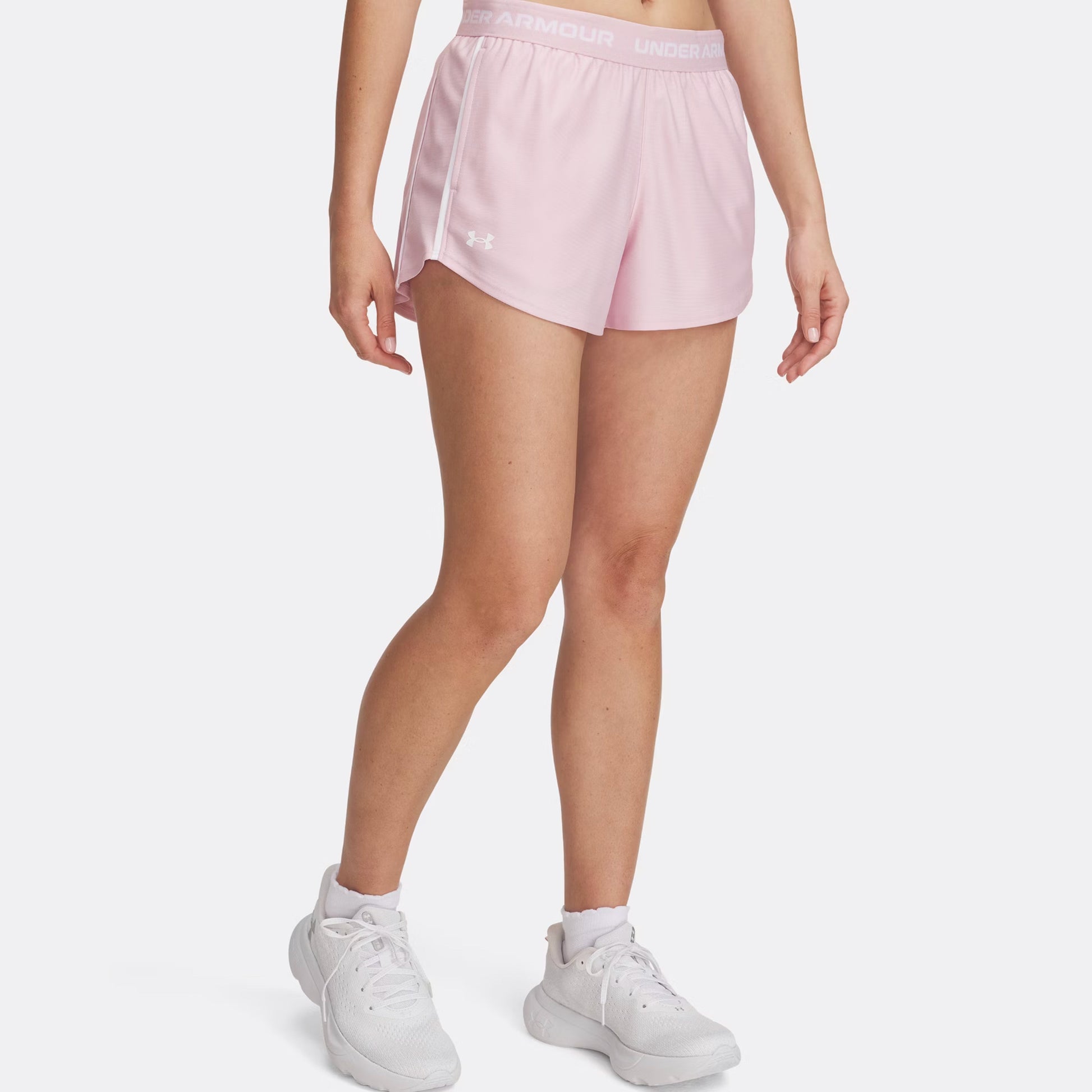 Under Armour Tech Play Up Short Voor Tennisballen Dames-Pink