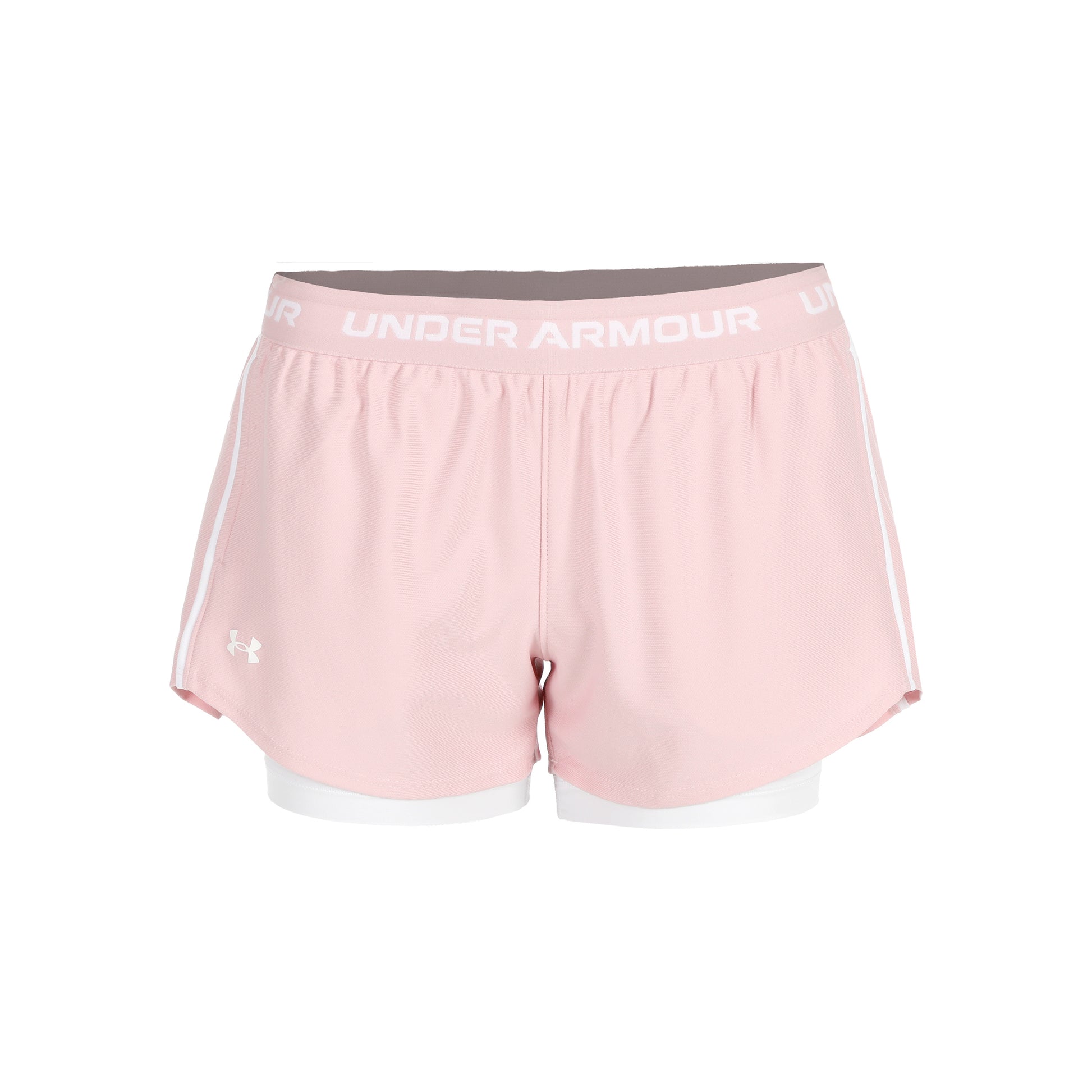Under Armour Tech Play Up 2in1  Shorts Dames - roze