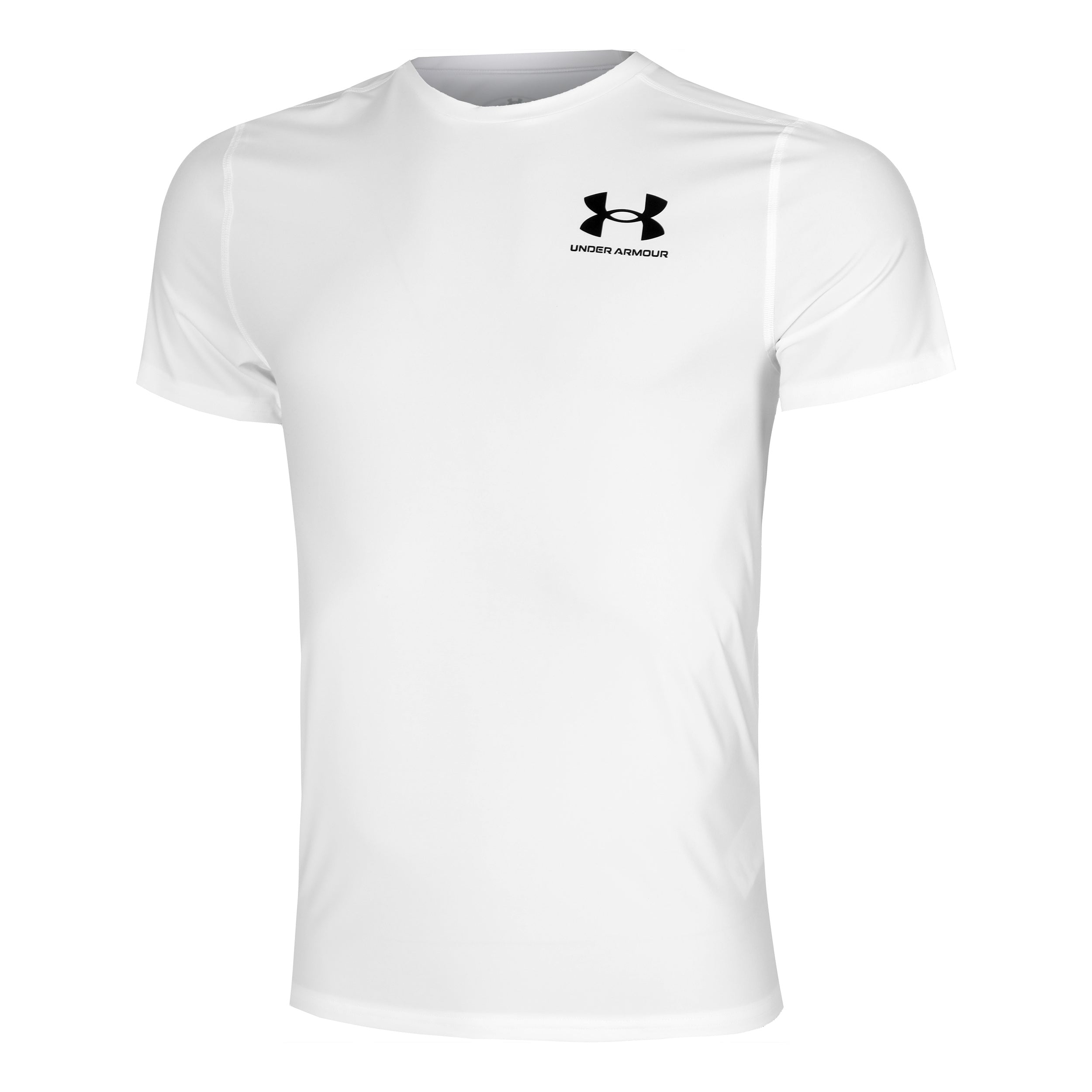 Under Armour Heatgear Fitted T-shirt Heren-Wit