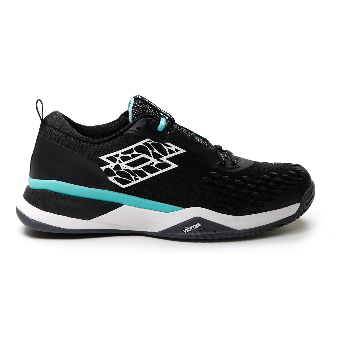 Lotto Raptor Hyperpulse 100 SPD Allcourt Schoen Heren-Zwart,Wit