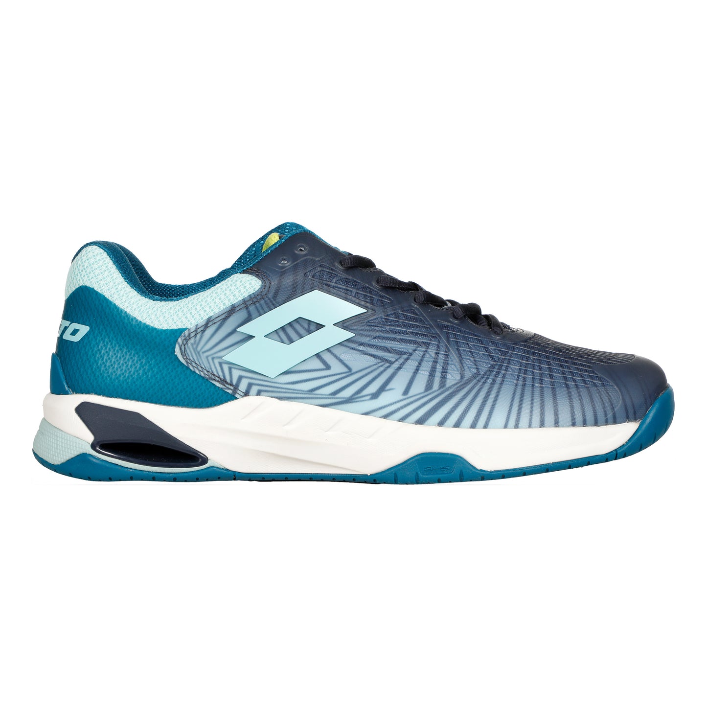 Lotto Mirage 100 II SPD Allcourt schoen Heren - donkerblauw, lichtblauw