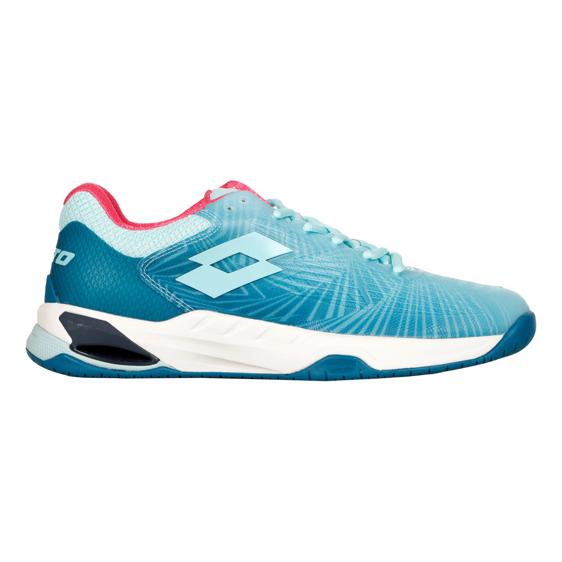 Lotto Mirage 100 II SPD Allcourt schoen Dames-turkoois, blauw