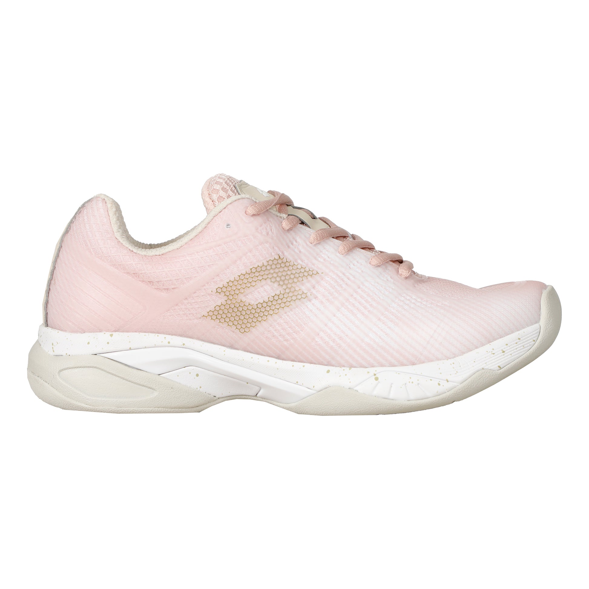 Lotto Mirage 300 III Tennisschoen tapijt Dames - wit, abrikoos