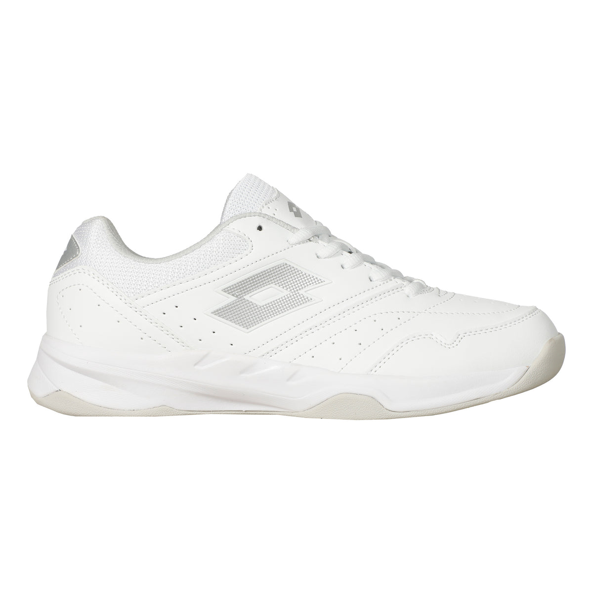 Lotto Mirage 650 Tennisschoen tapijt Dames - wit, zilver