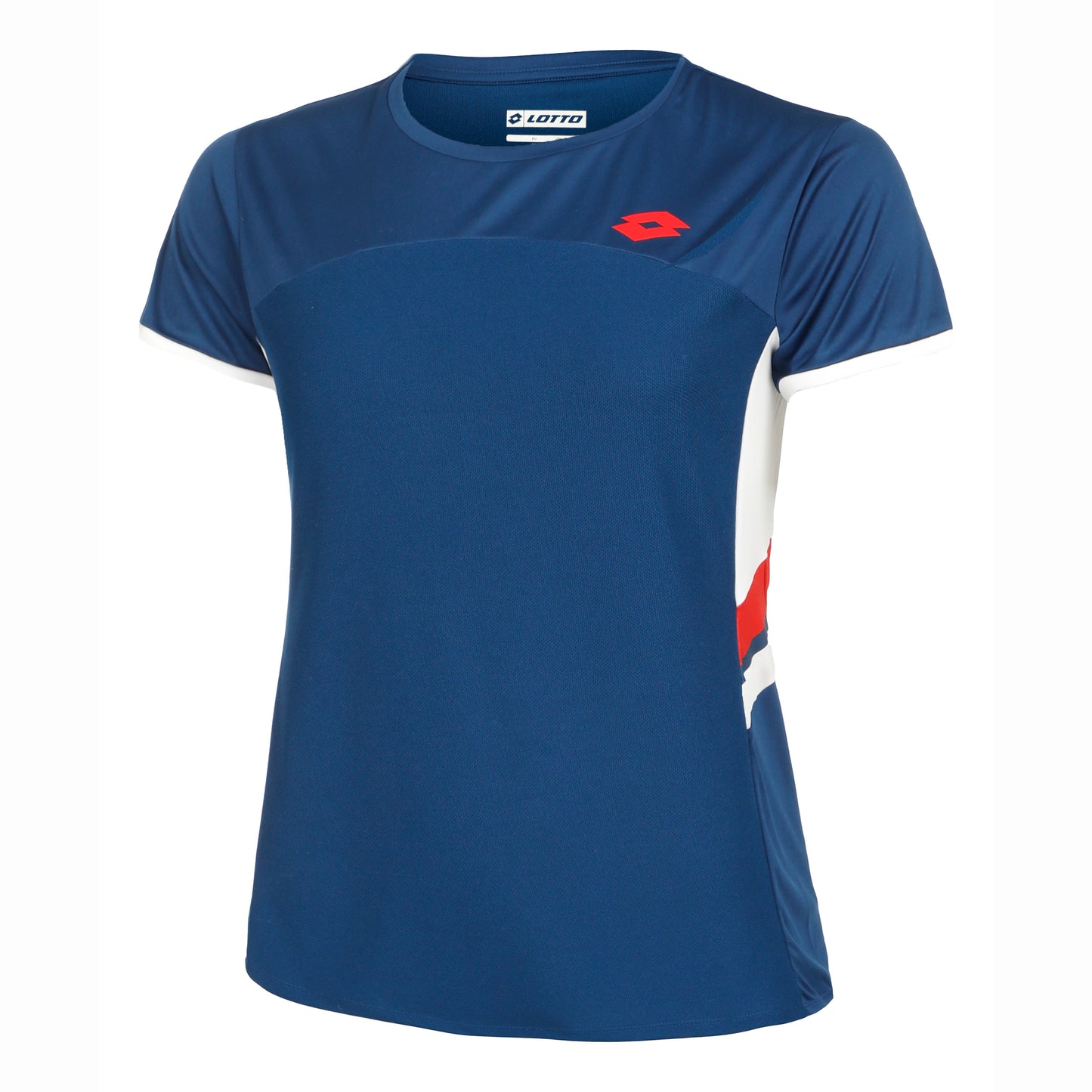 Lotto Squadra III T-shirt Dames-Blauw,Wit