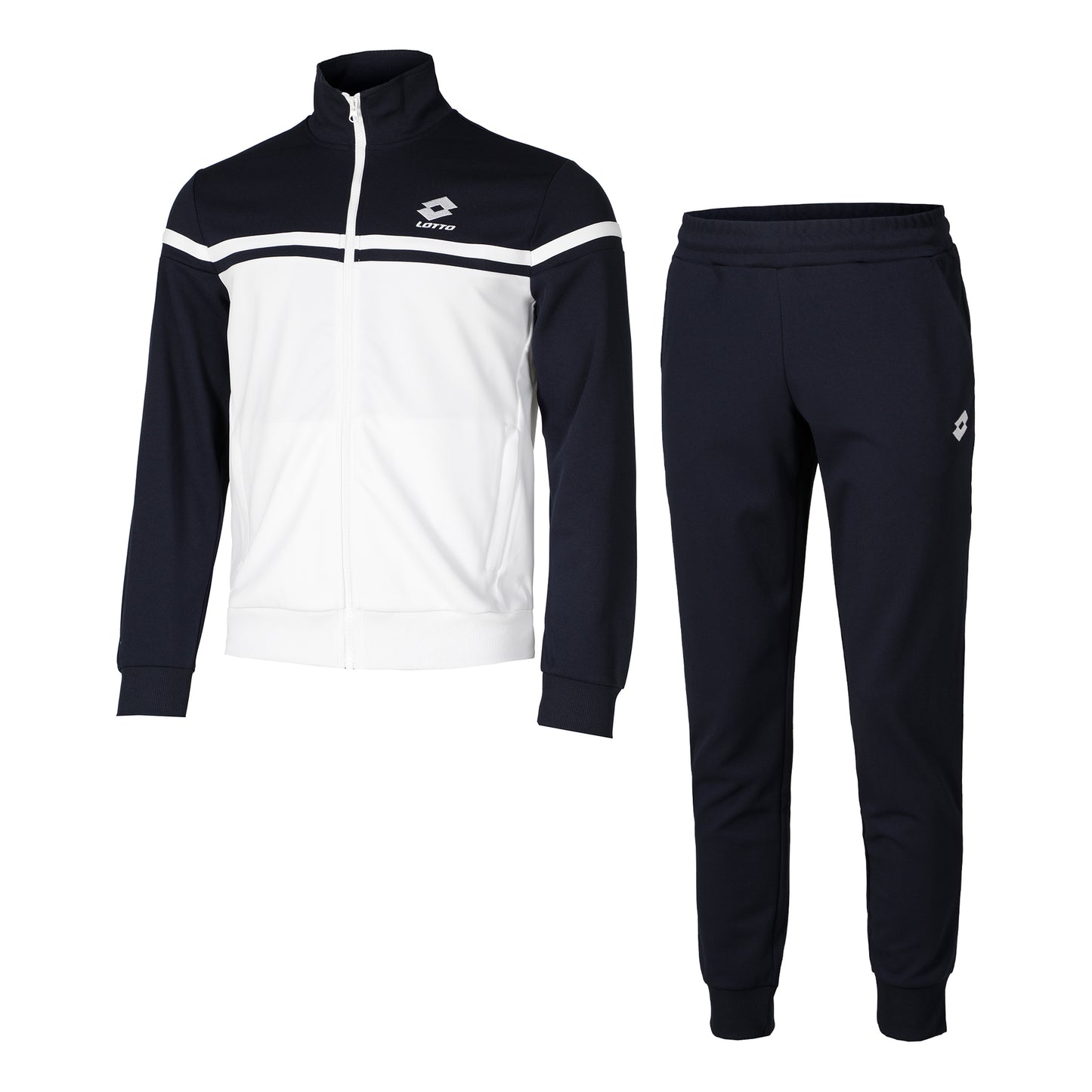 Lotto Circle Trainingspak Heren-Wit,Donkerblauw