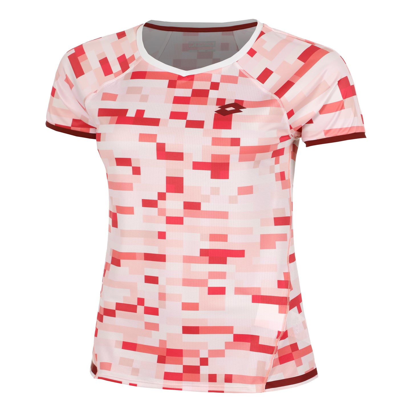 Lotto Tech III T-shirt Dames-Abrikoos,Veelkleurig