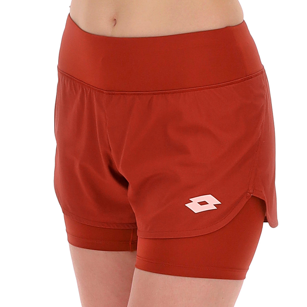 Lotto Tech II Shorts Dames - wijnrood