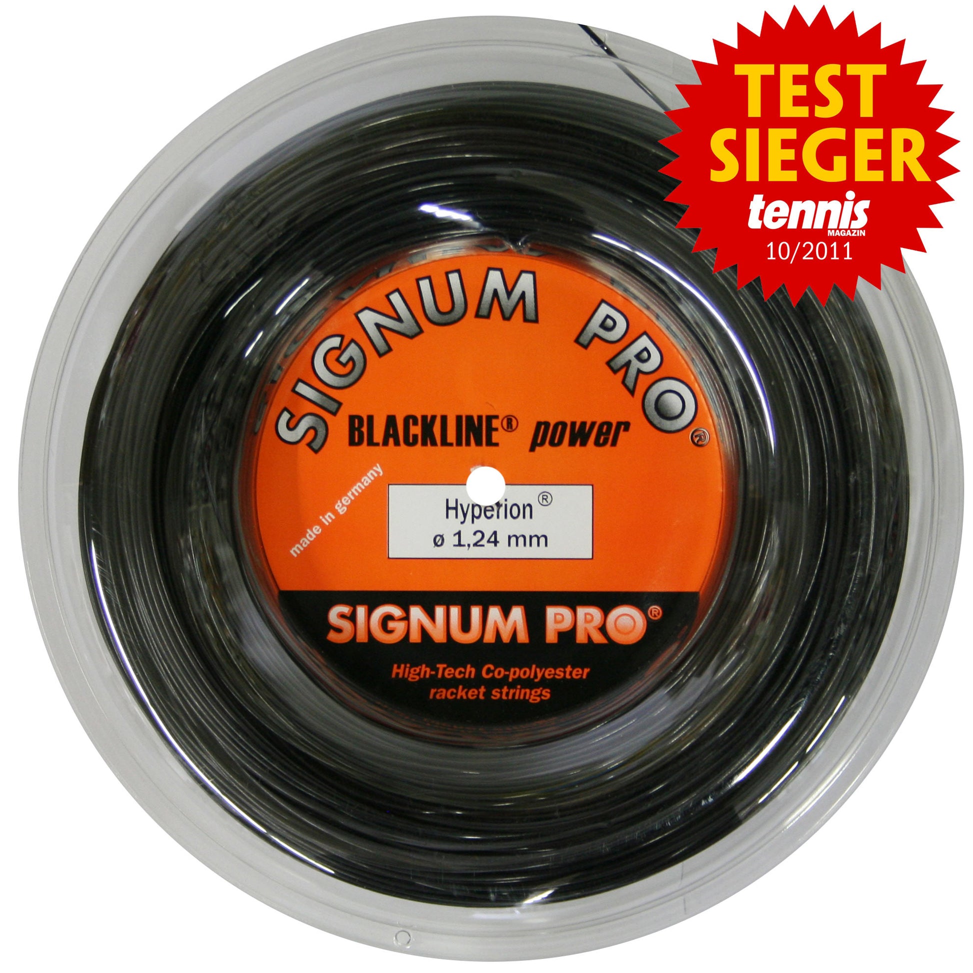 Signum Pro Hyperion Rol Snaren 200m-Zwart