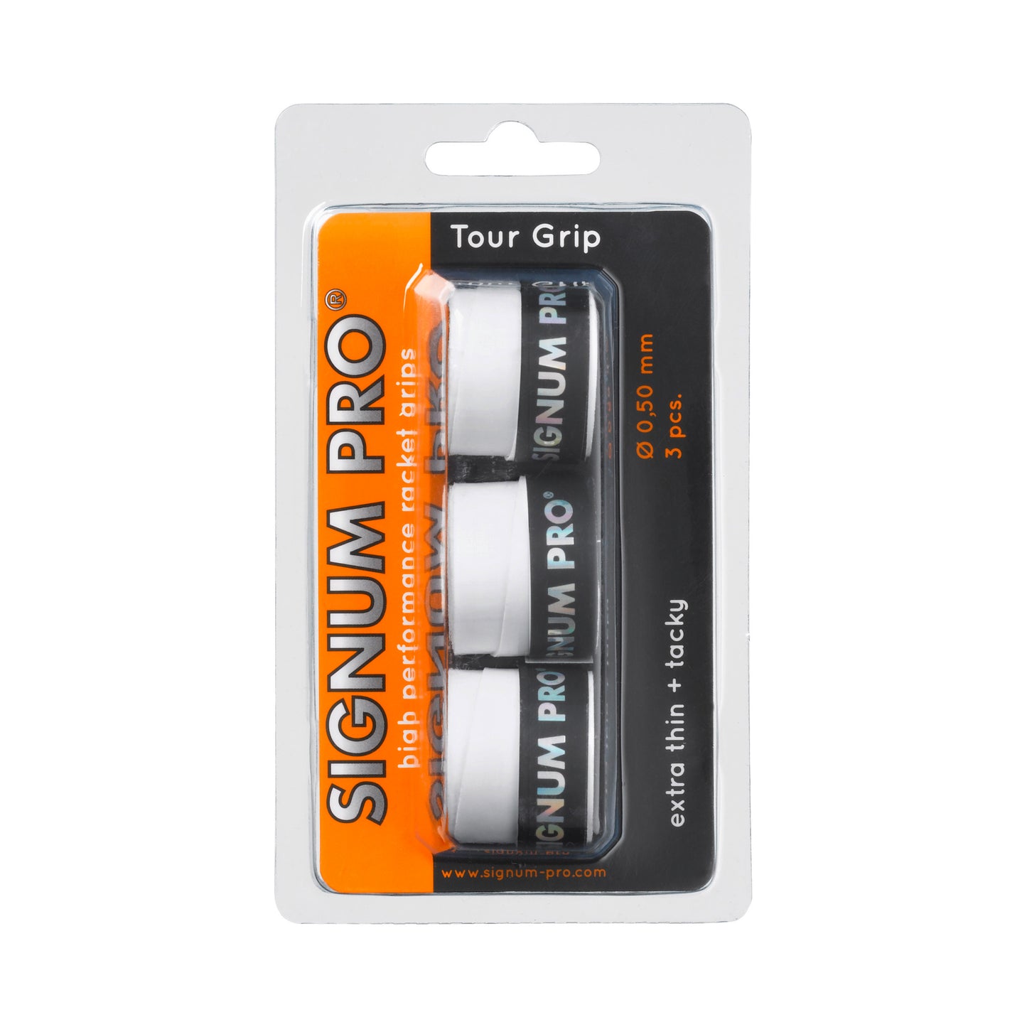 Signum Pro Tour Grip Verpakking 3 stuks - wit