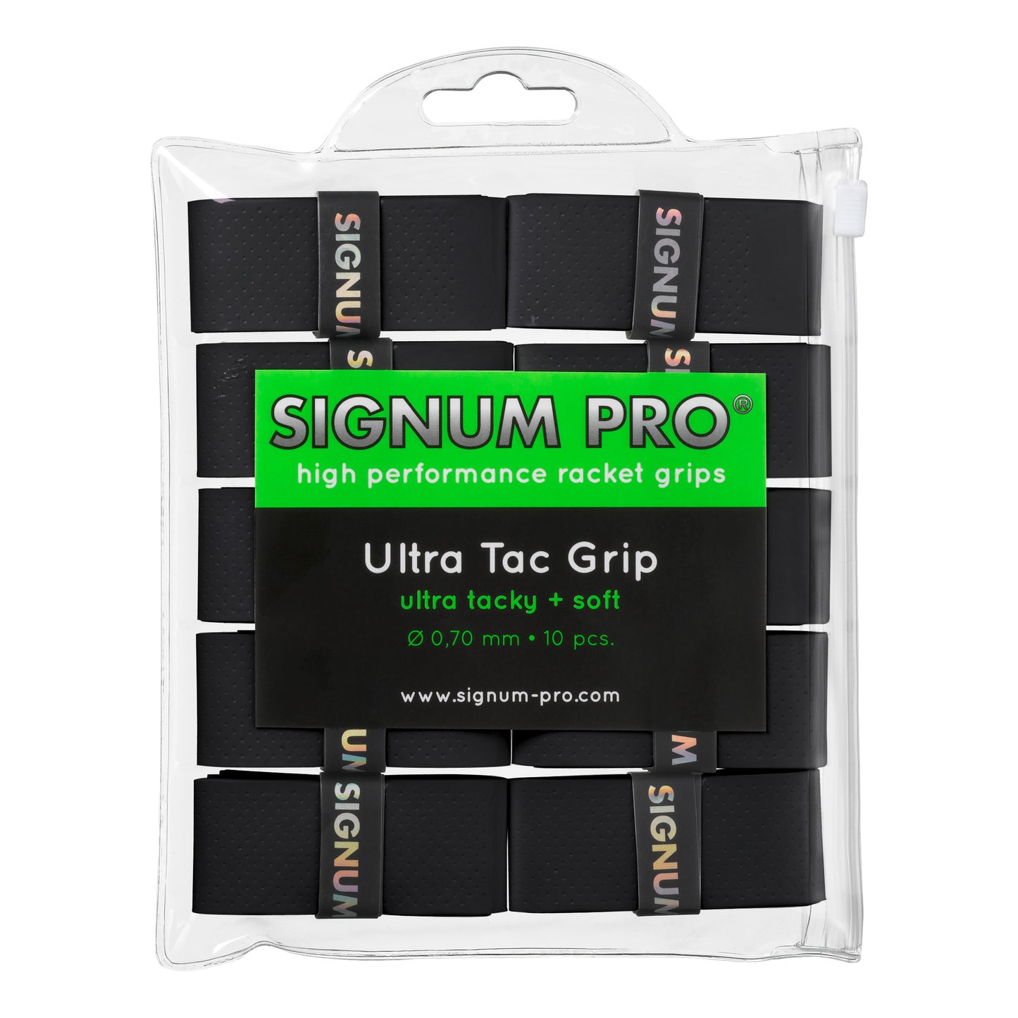 Signum Pro Ultra Tac Grip Verpakking 10 Stuks-Zwart