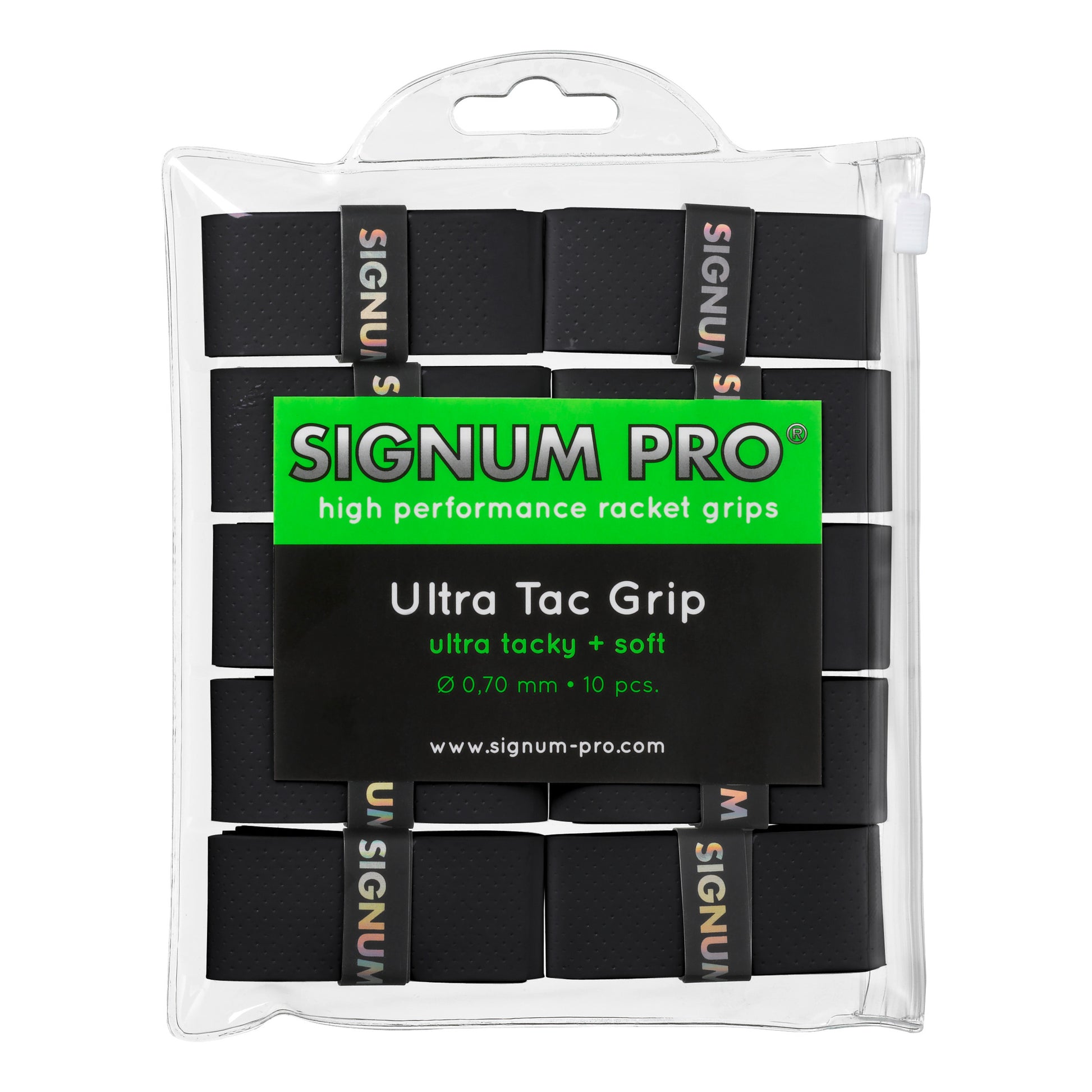 Signum Pro Ultra Tac Grip Verpakking 10 Stuks-Zwart