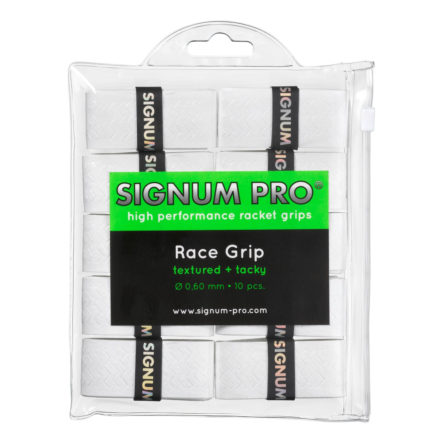 Signum Pro Race Grip Verpakking 10 Stuks-Wit