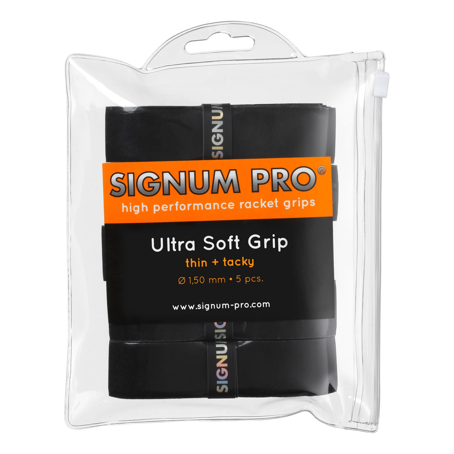 Signum Pro Ultra Soft Grip Verpakking 5 stuks - zwart