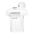 Djokovic Cap + T-shirt Heren - wit,