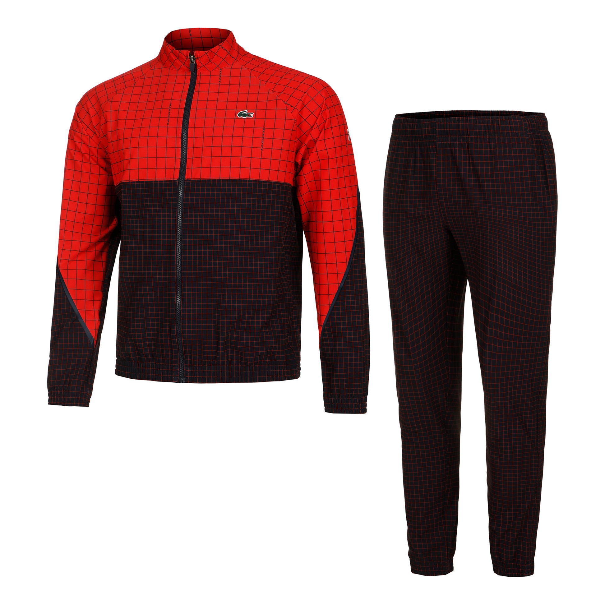 Lacoste Tracksuit Trainingspak Heren - rood, blauw
