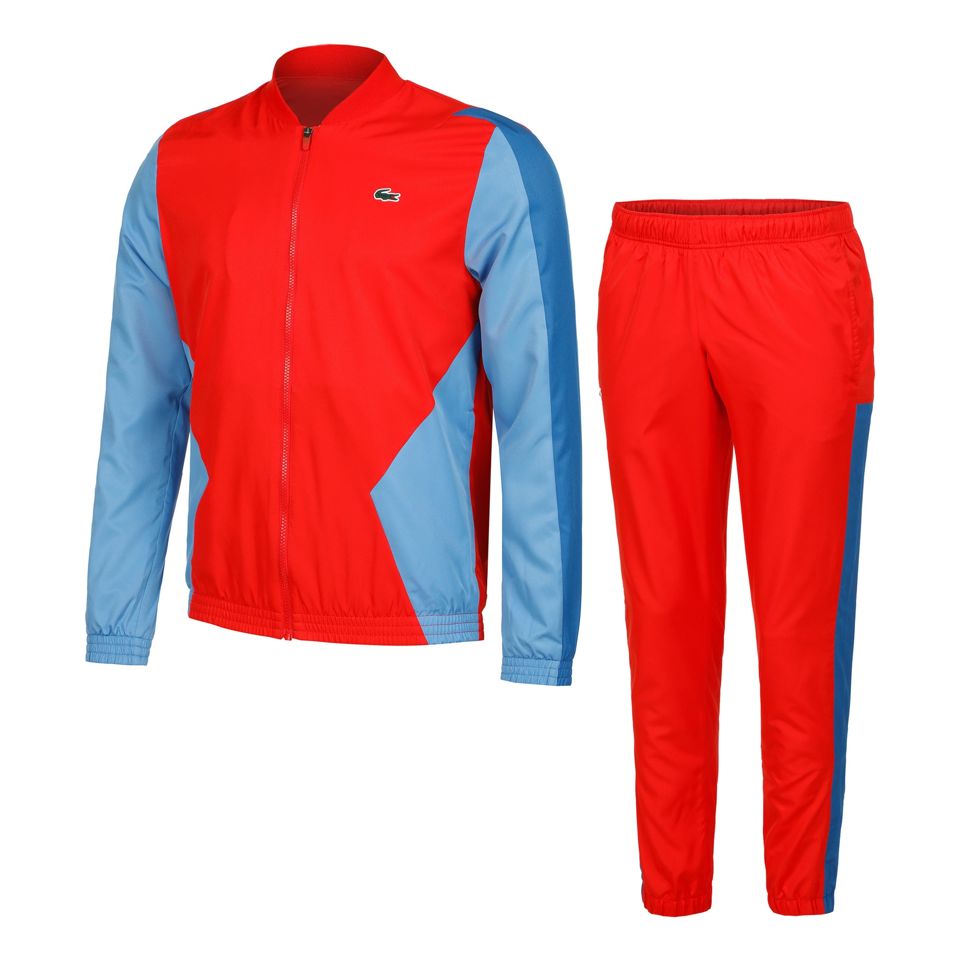 Lacoste Tracksuit Trainingspak Heren - rood, blauw
