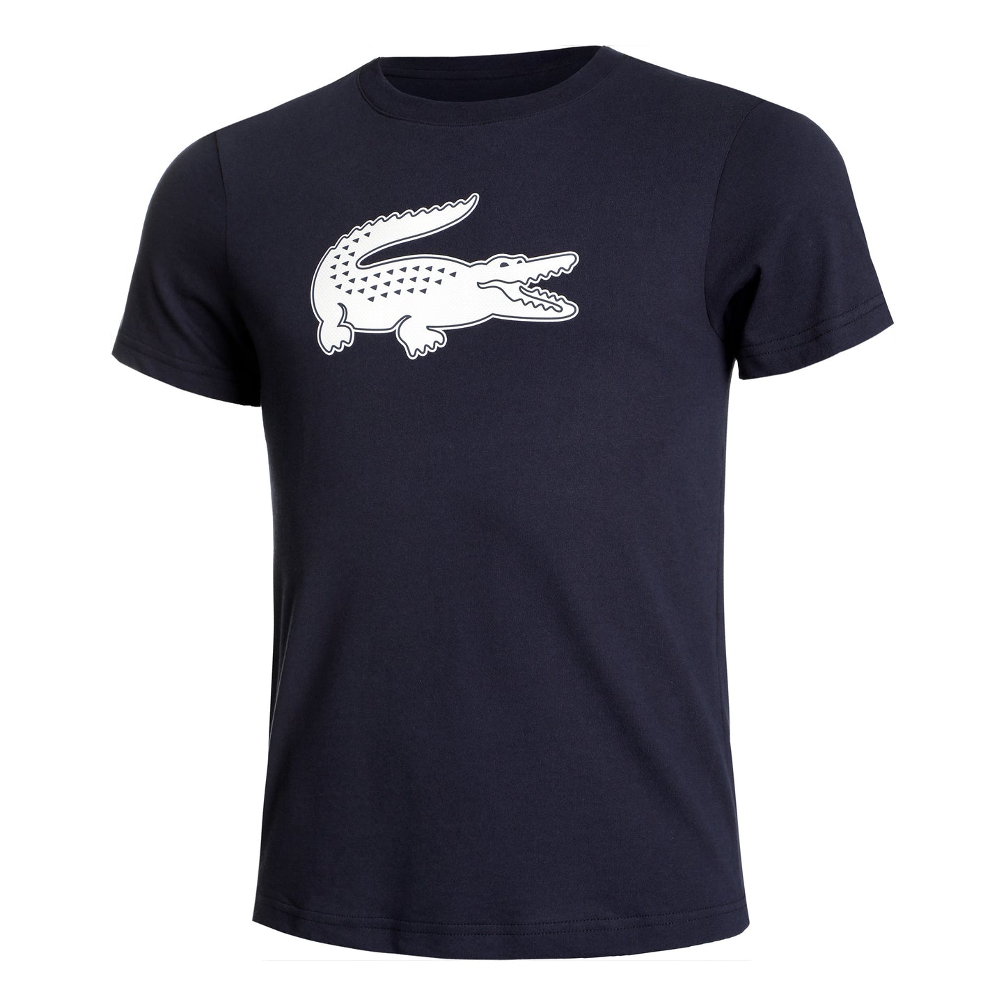 Lacoste Core T-shirt Heren - donkerblauw, wit