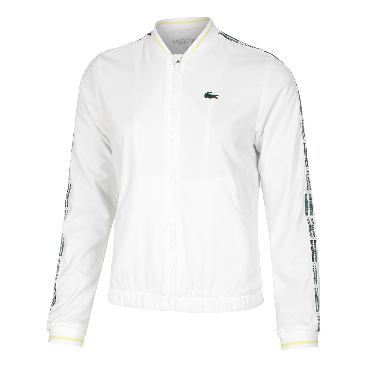 Lacoste Active Performance Trainingsjack Dames - wit, veelkleurig