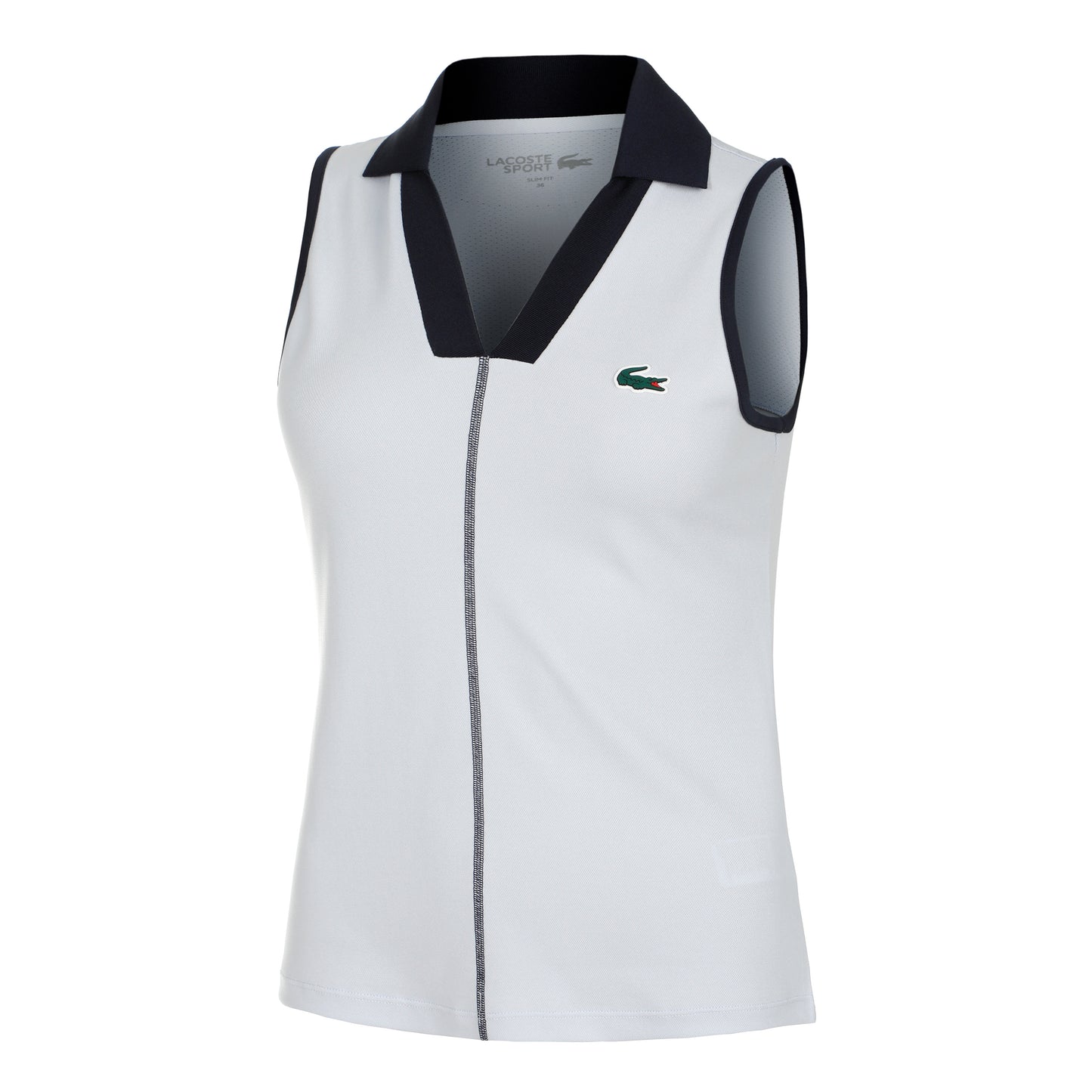 Lacoste Polo Dames - lichtblauw, donkerblauw
