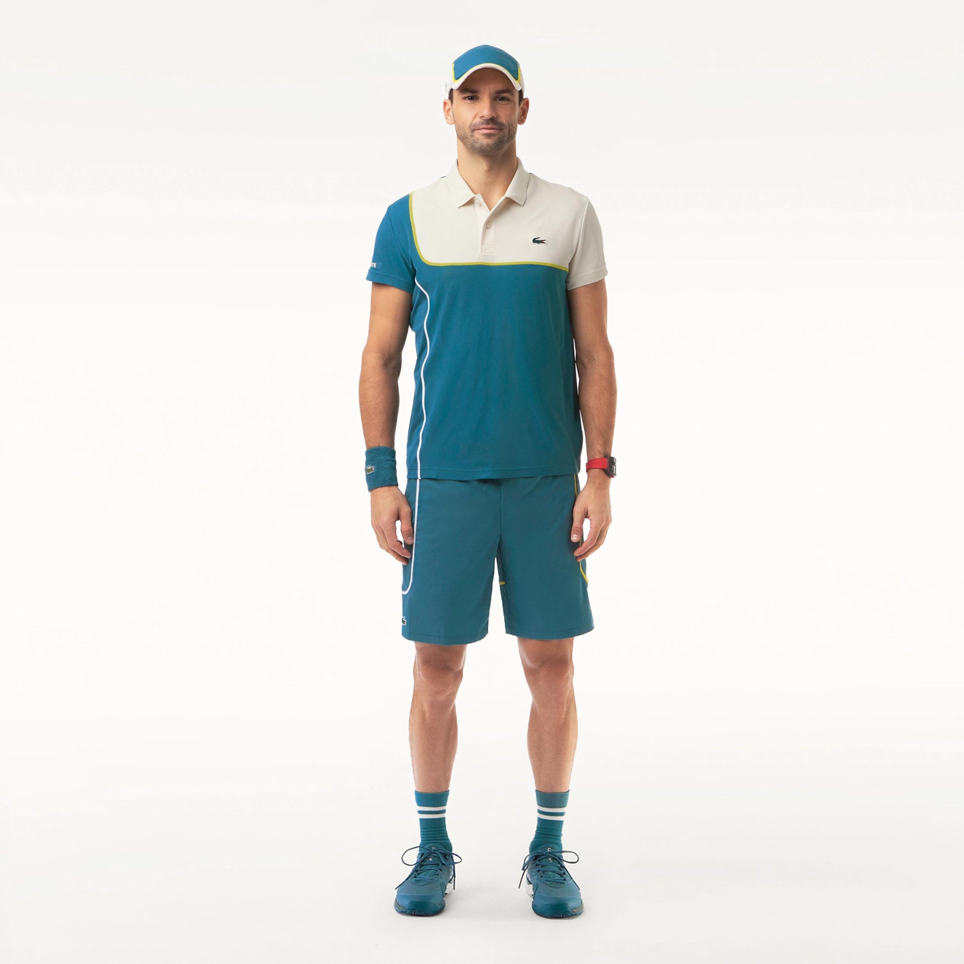 Lacoste Shorts Heren - petrolblauw,