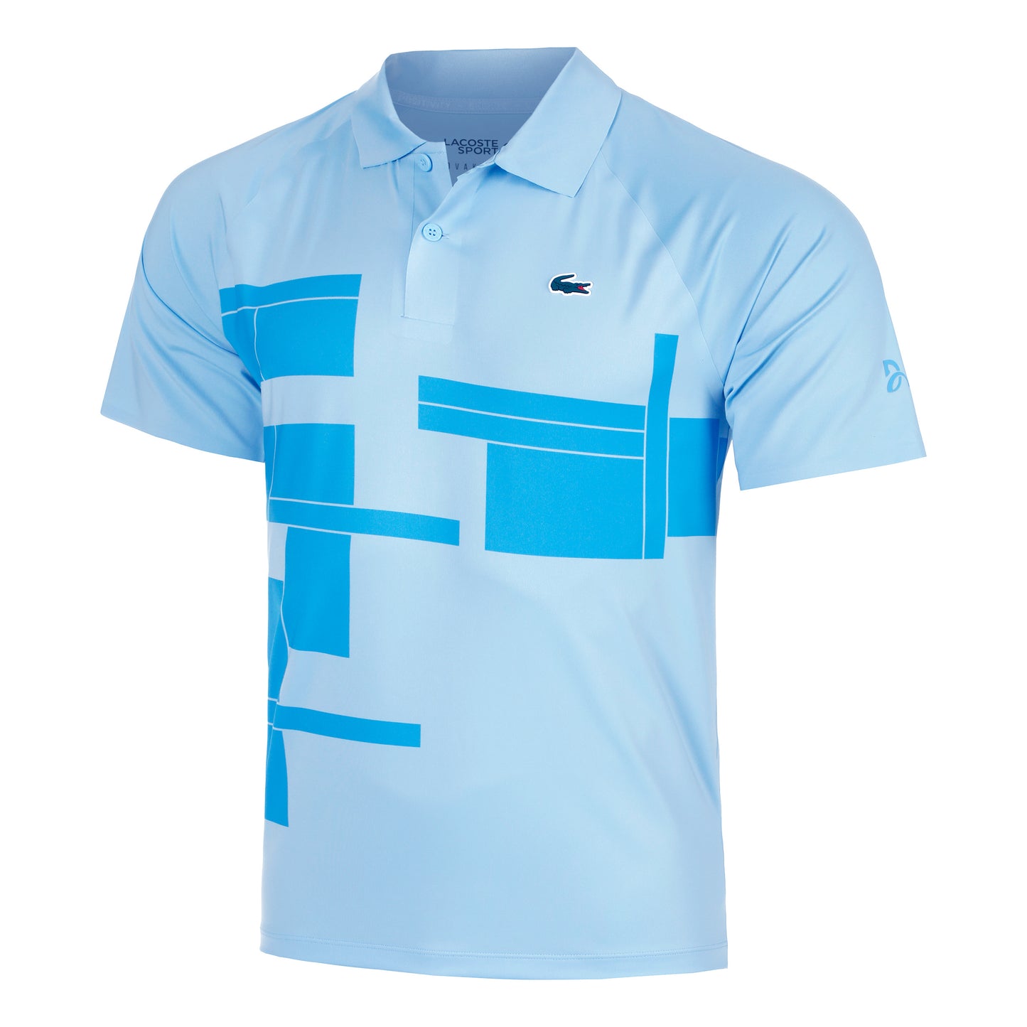 Lacoste Djokovic Polo Heren-Lichtblauw