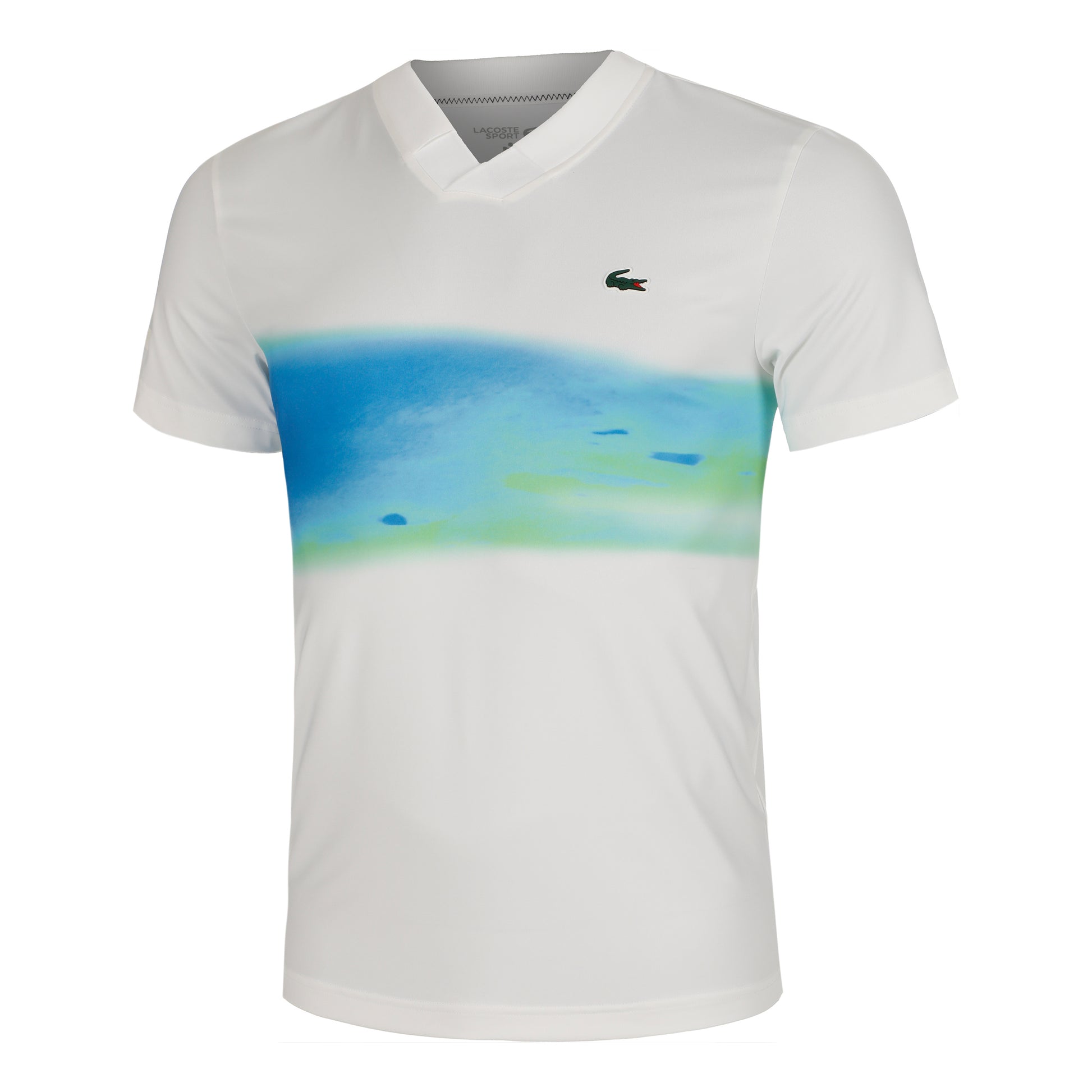 Lacoste Polo Heren-Wit,Veelkleurig