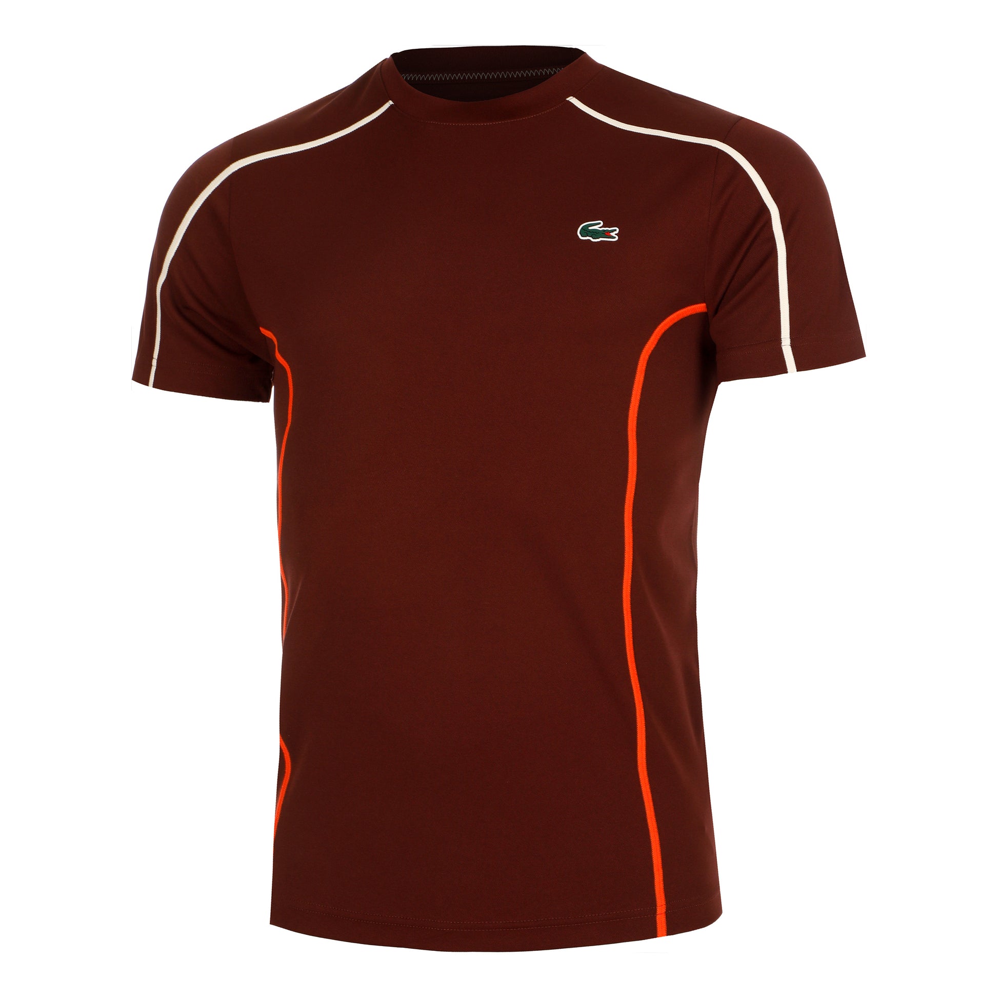 Lacoste T-Shirt T-shirt Heren - donkerrood,
