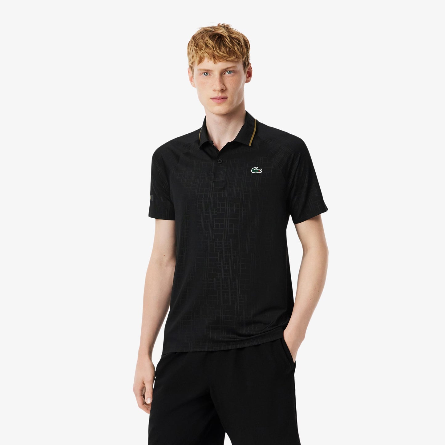 Lacoste Novak Djokovic Polo Heren-Zwart