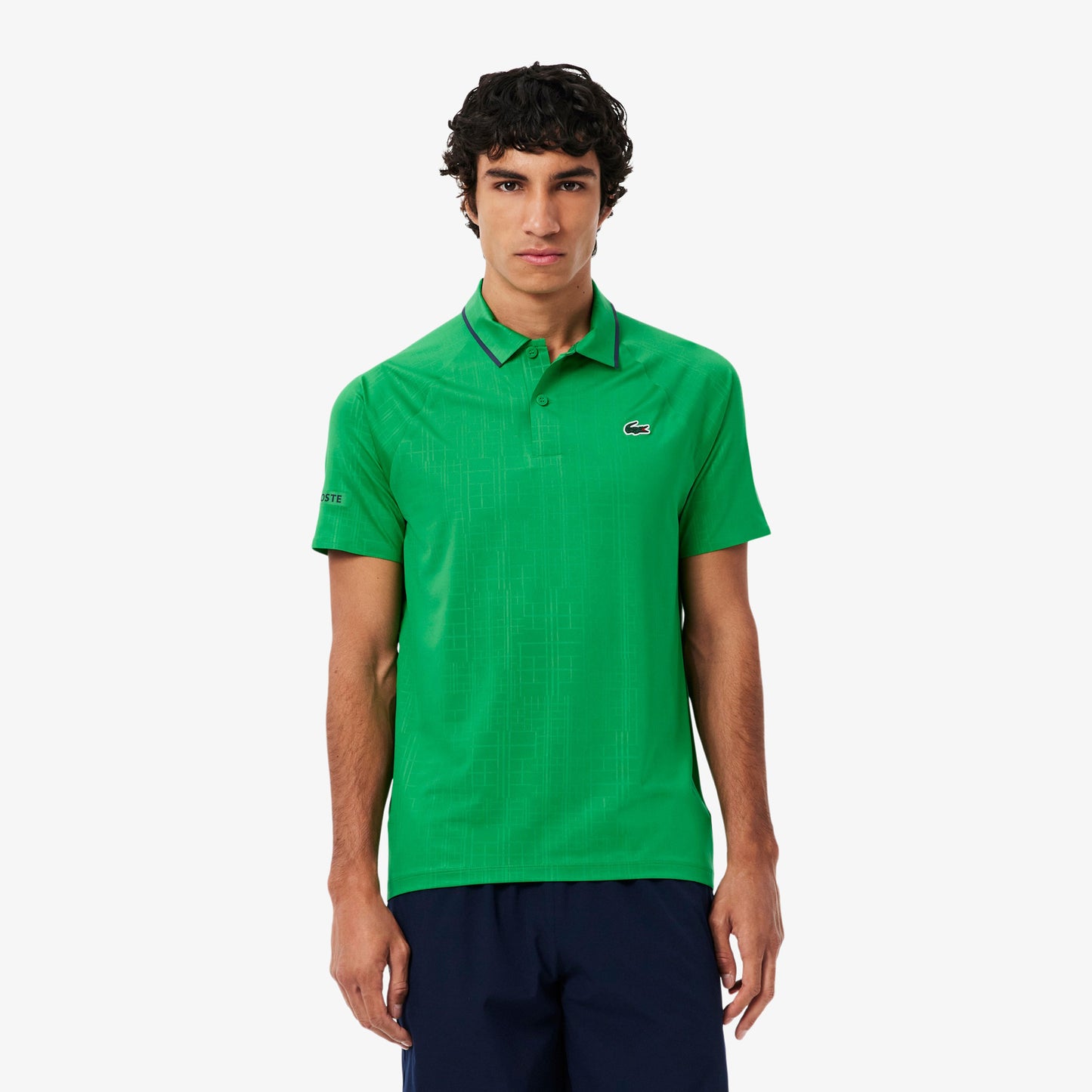 Lacoste Novak Djokovic Polo Heren - groen, wit