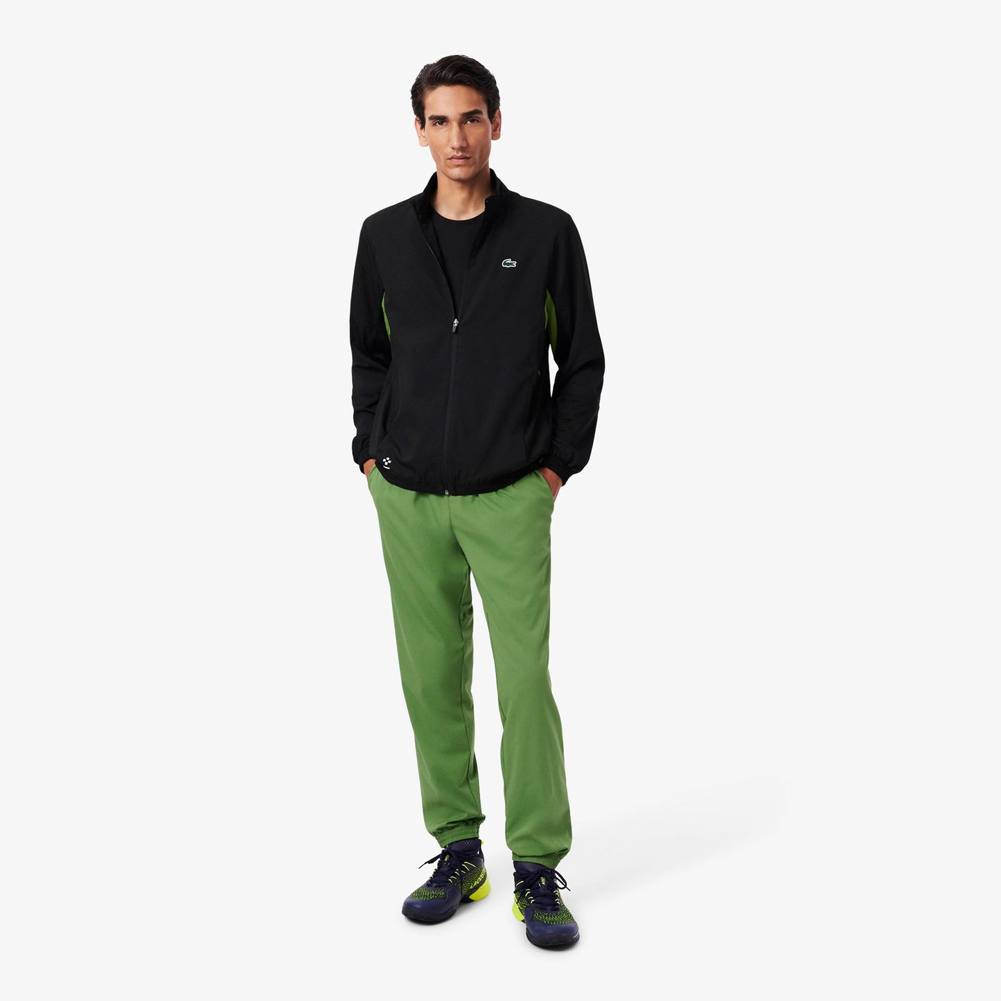 Lacoste Trainingspak Heren - donkerblauw, groen