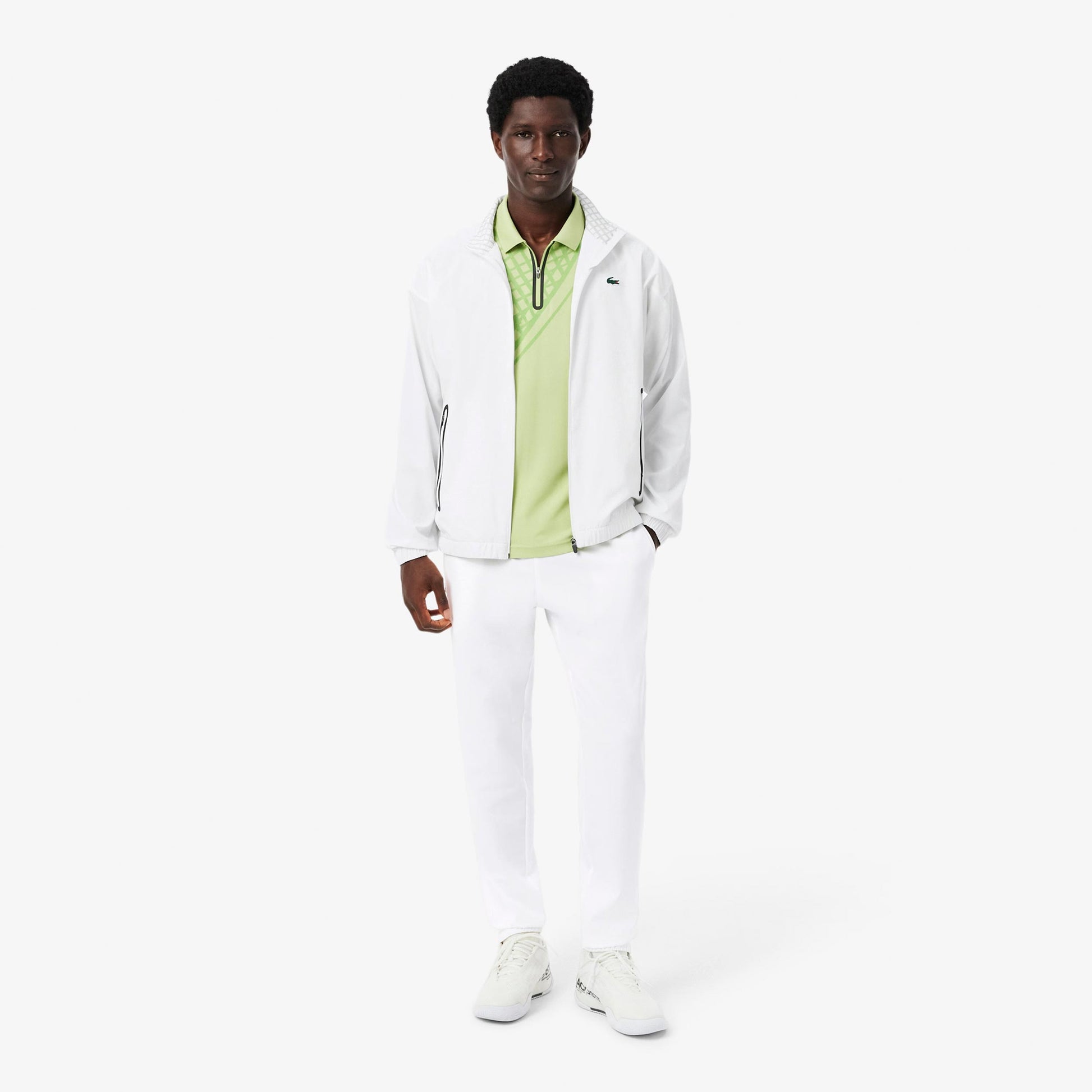 Lacoste Trainingspak Heren-wit