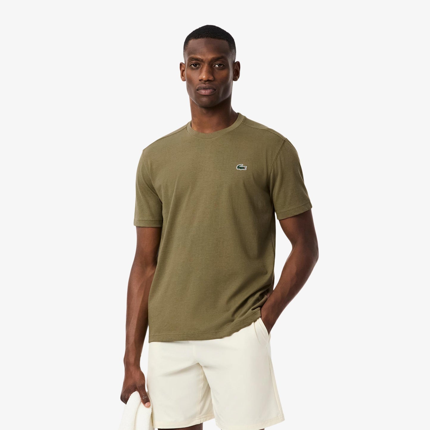 Lacoste Core T-shirt Heren - olijf