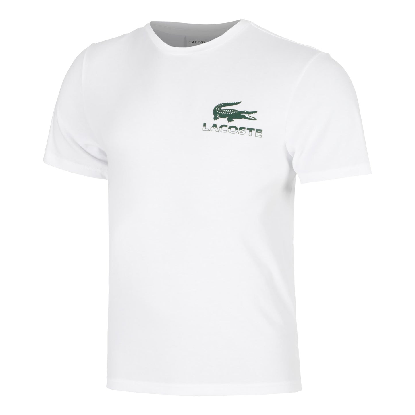 Lacoste Urban Print T-shirt Heren-Wit