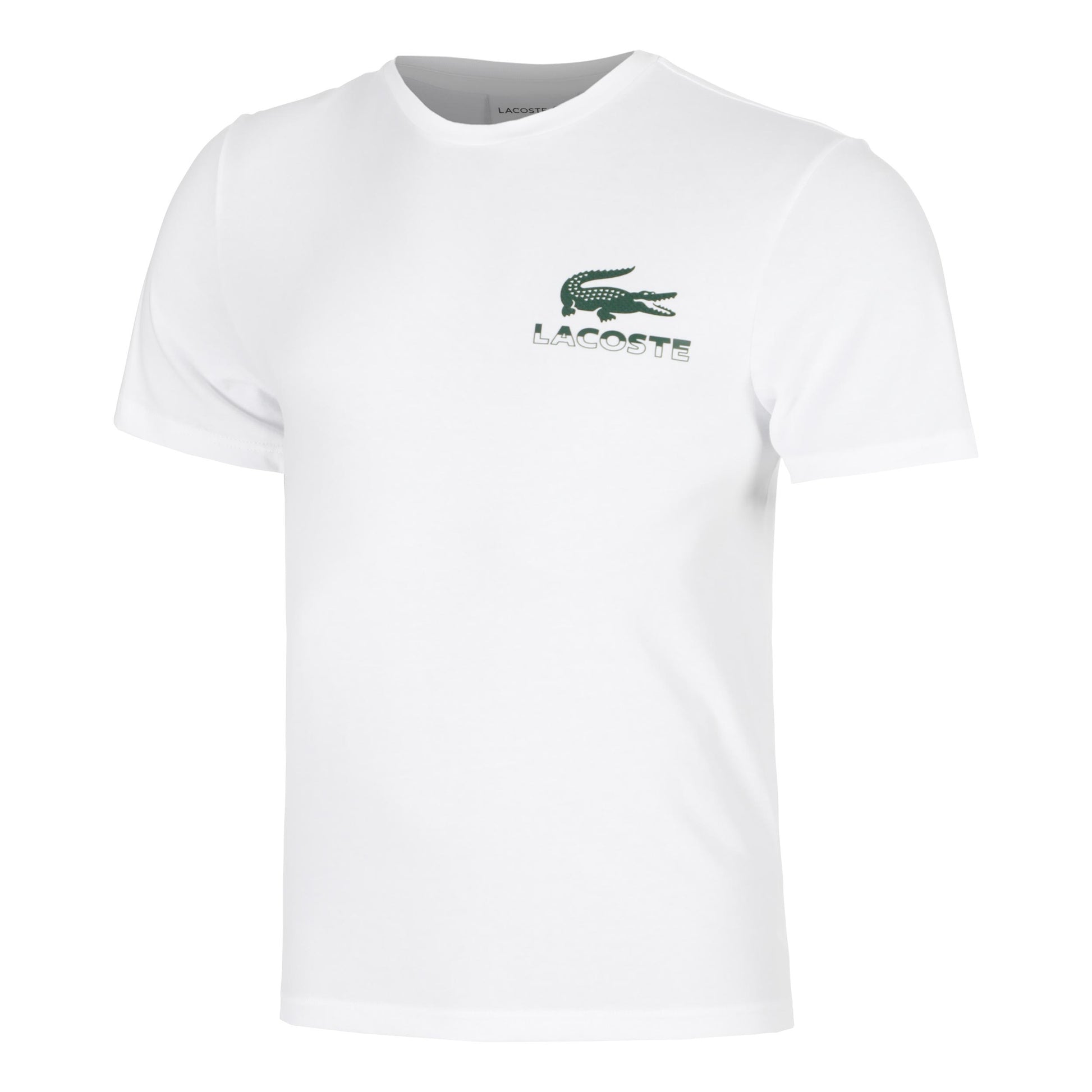 Lacoste Urban Print T-shirt Heren-Wit