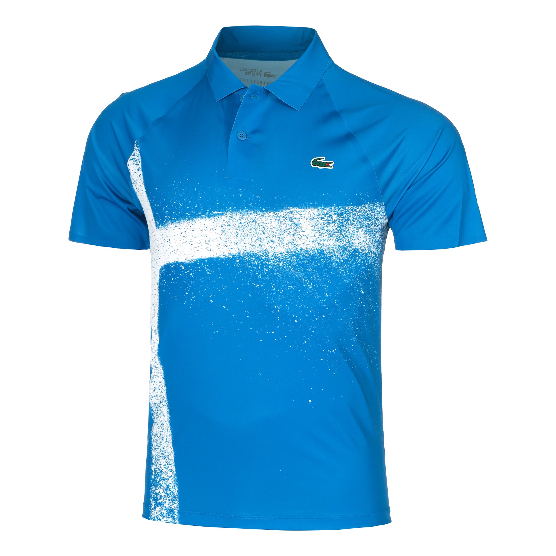 Lacoste Djokovic Polo Heren-Blauw,Wit