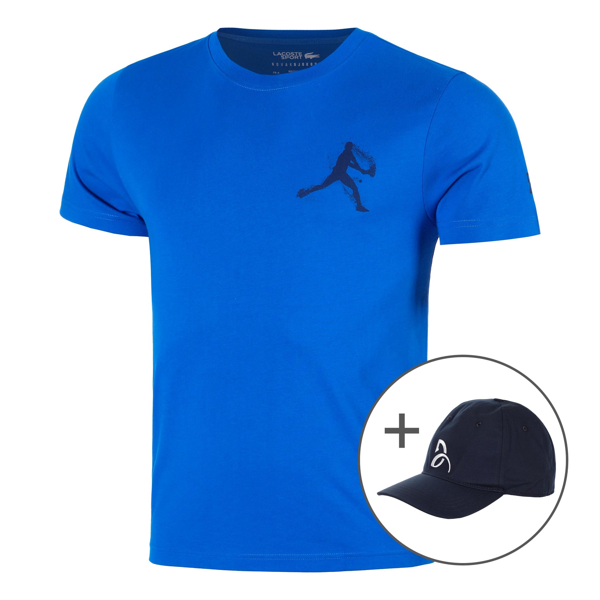 Lacoste T-shirt & Cap Heren - blauw, donkerblauw