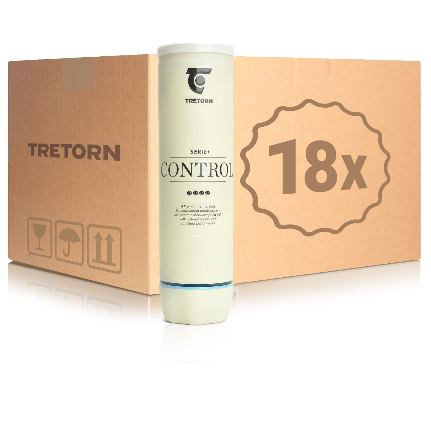 Tretorn 18x verpakking 4 stuks Serie+Control